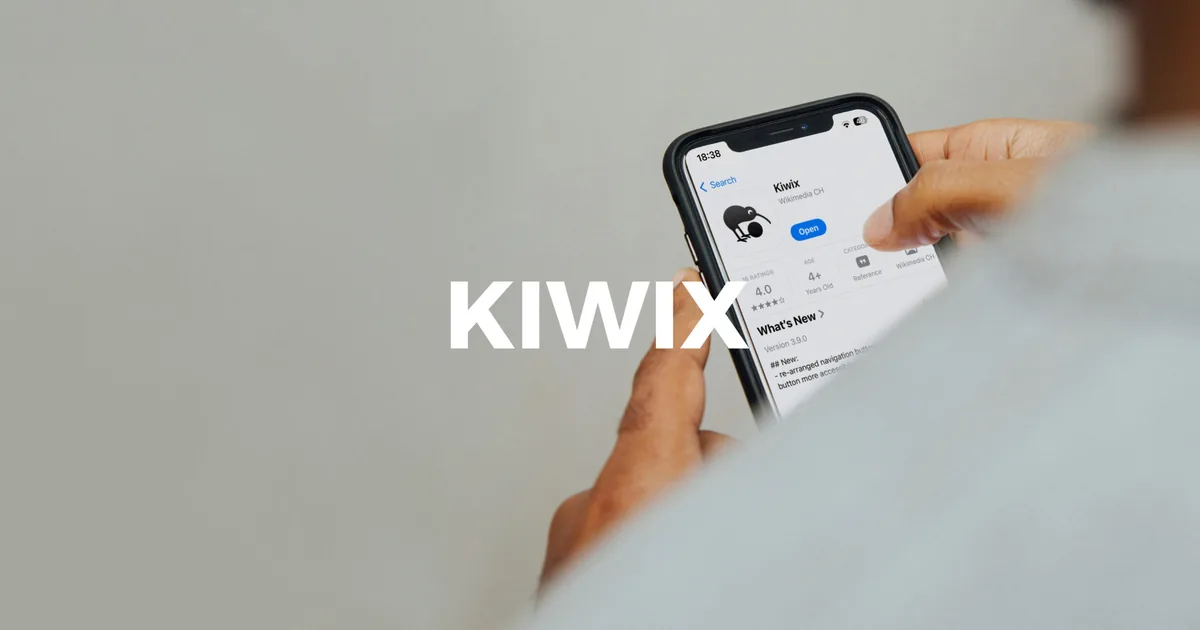 Kiwix 离线阅读器应用展示画面